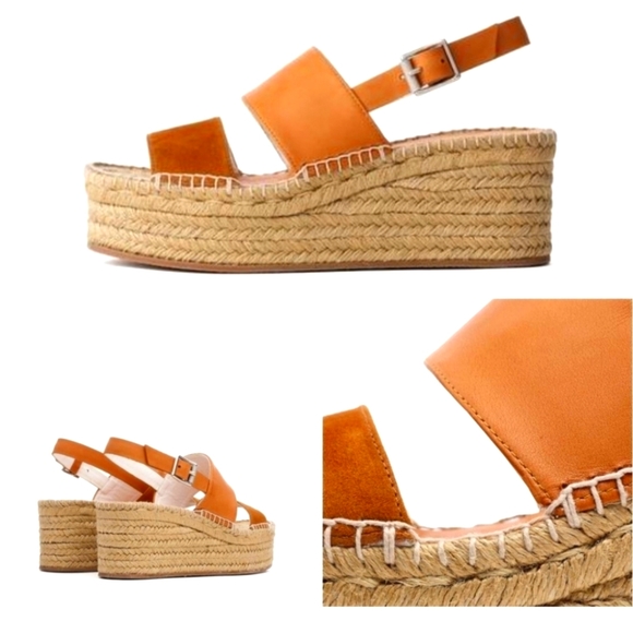 rag & bone Shoes - Rag and Bone Edie Wedge Platform Sandal Shoe NEW!